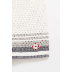 CASABLANCA WHITE GREY CROCHET SHORTS